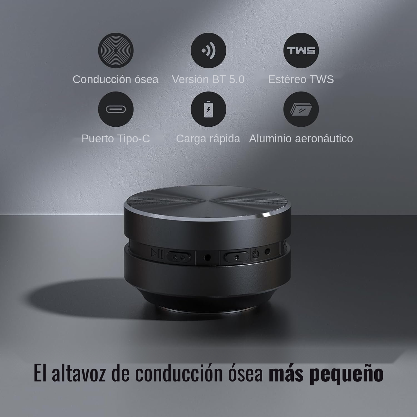 Altavoz Bluetooth de Conducción Ósea